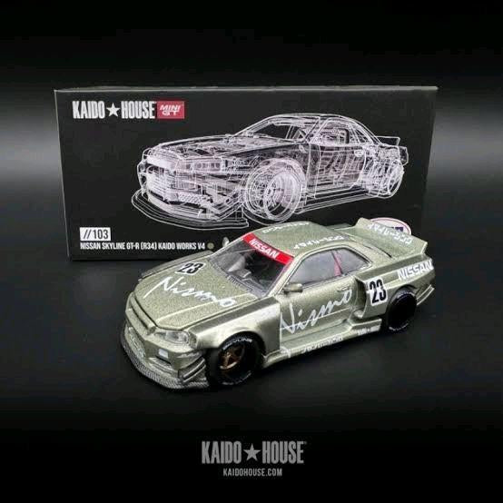 Kaido House 103 Nissan skyline GT-R R34 millennium nismo Jade