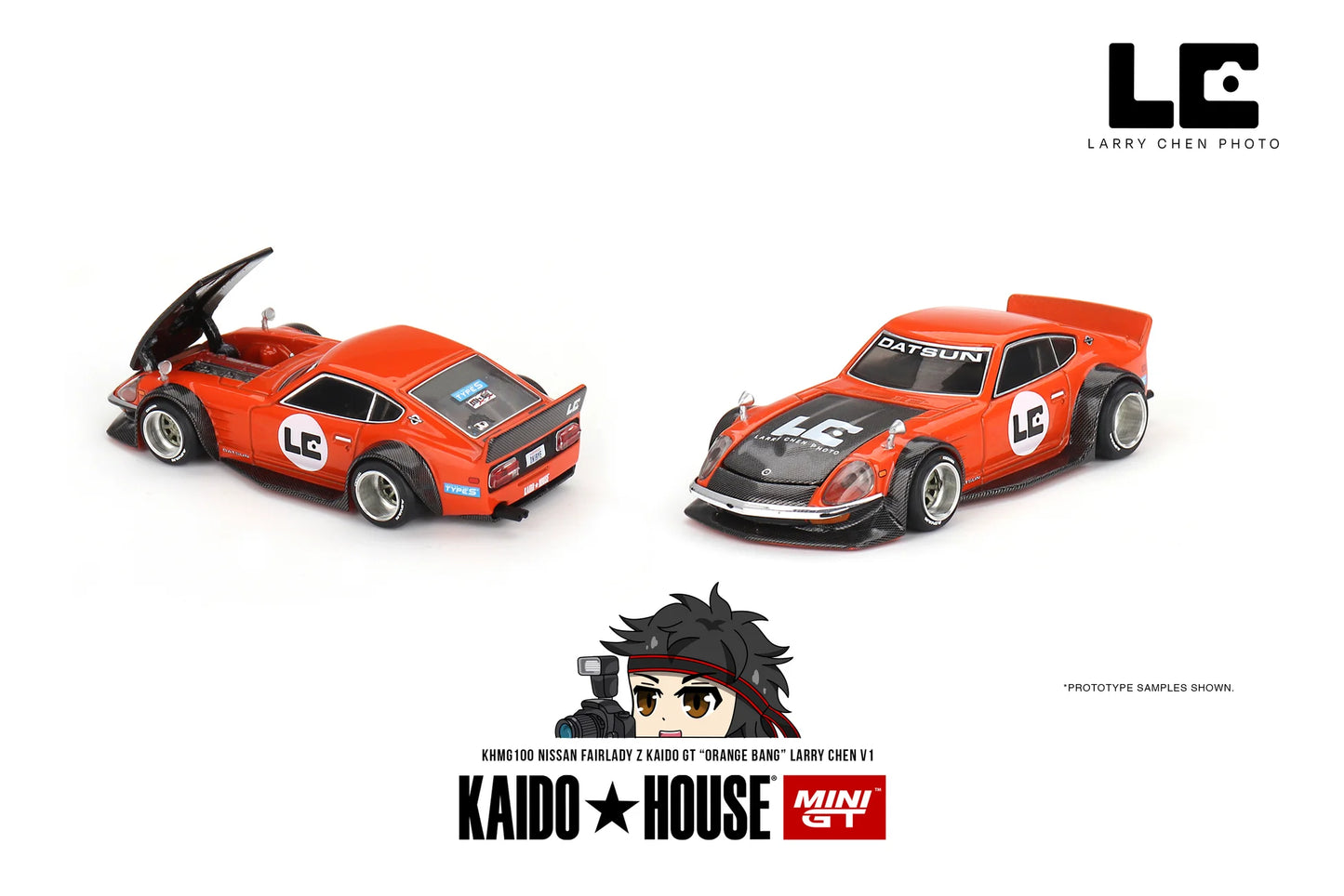 Kaido House 100 Nissan FairLady Z Kaido GT Orange Bang Larry Chen V1