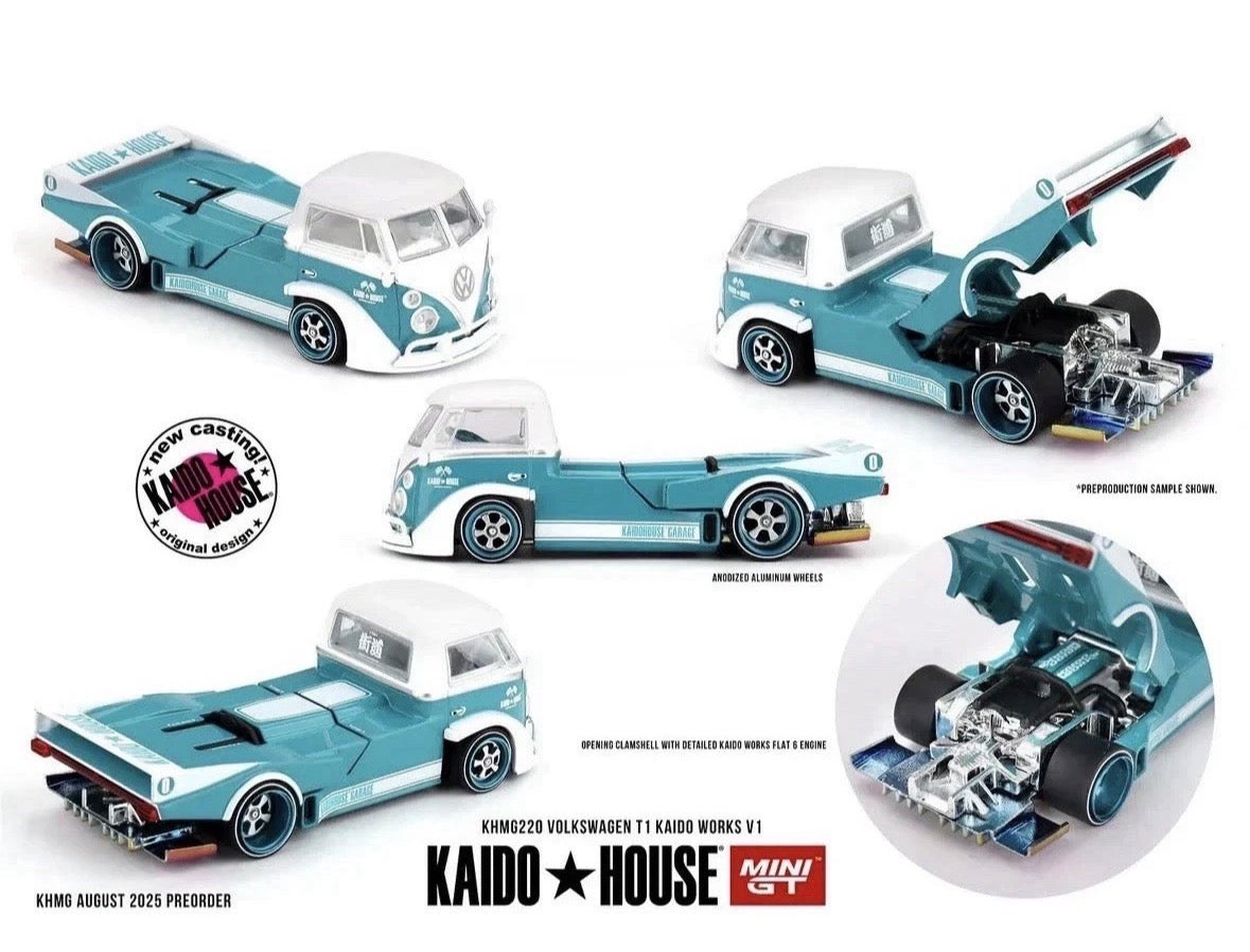 Kaido House x mini gt - VW T1 KAIDO WORKS V1 - KHMG220
