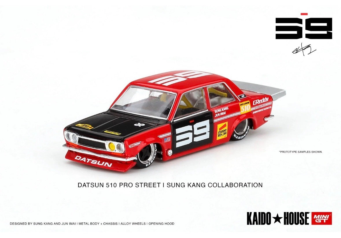 MINI GT KAIDO HOUSE DATSUN 510 PRO STREET SK510  KHMG003