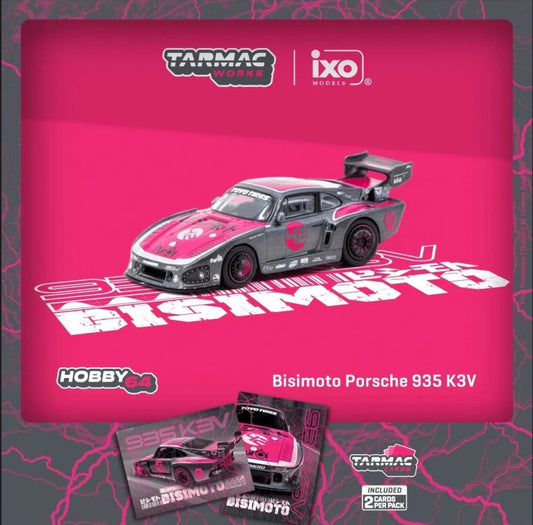 Tarmac Works 1:64 Bisimoto Porsche 935 K3V with Trading Card Set - sealed
