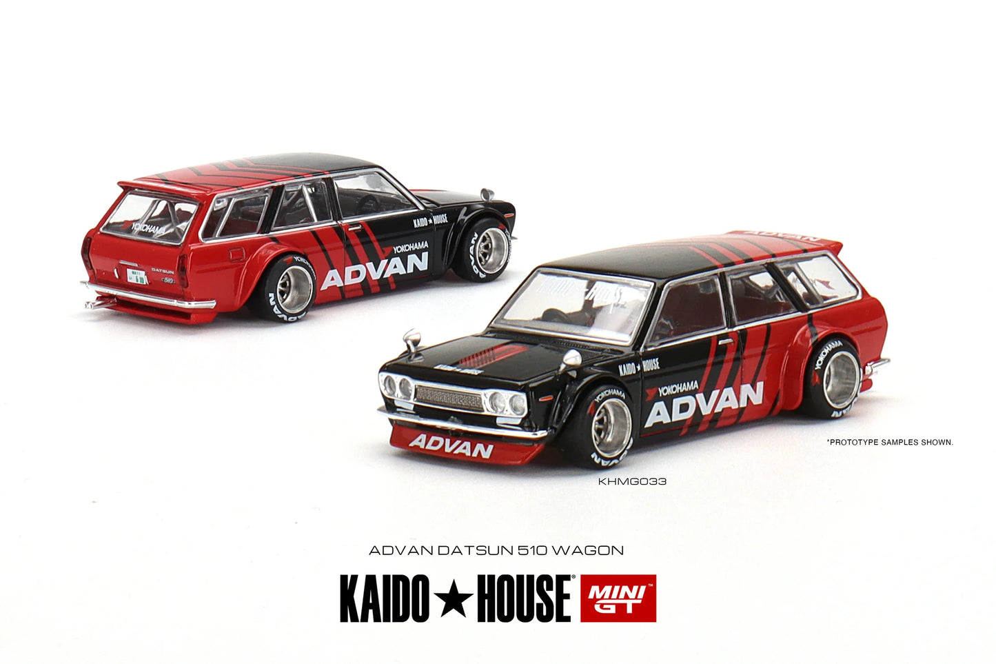 Kaido House x Mini GT Datsun 510 Wagon Advan KHMG033