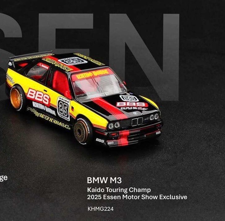 Kaido House Mini GT BMW M3 E30 Touring Champ Limited Essen Motor Show 2025