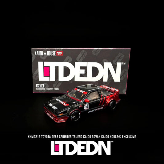 Kaido House X Mini Gt Toyota Ae86 LTDEDN new And Sealed