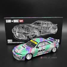 KAIDO HOUSE MINI GT NISSAN SKYLINE GT-R (R33) HKS V1 LIMITED CHASE #129 (CHASE)