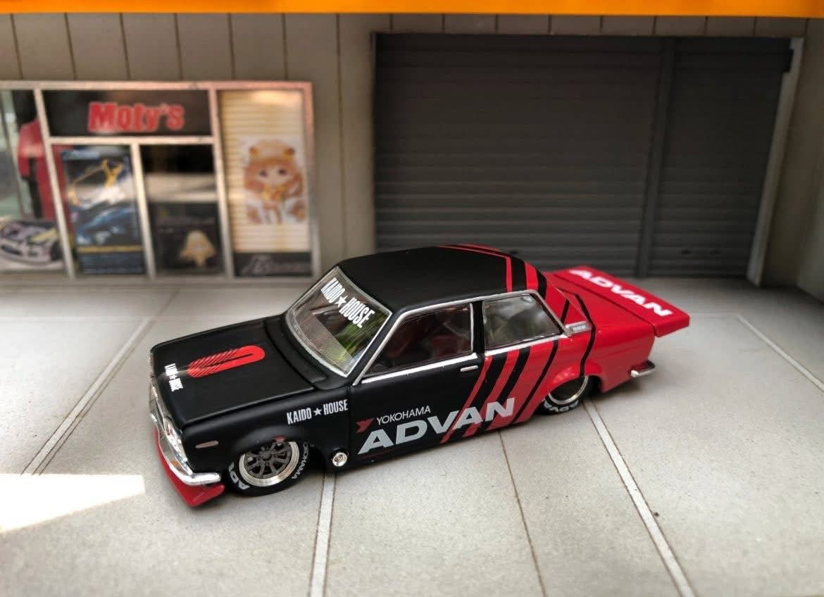 Kaido house BLKLTD Nissan Datsun 510 saloon Peterson BLK1