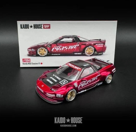 Mini GT × Kaido House Honda NSX Evasive V1 Red KHMG094