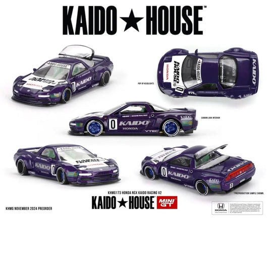 Mini GT Kaido House Honda NSX Racing V2, Purple - KHMG173