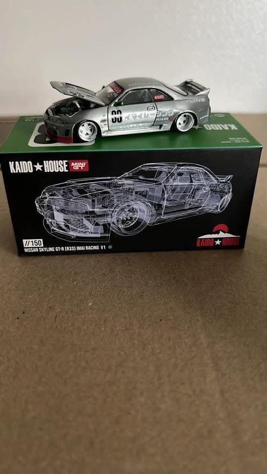 Kaido house x mini gt Nissan skyline r33 imai racing V1 #150