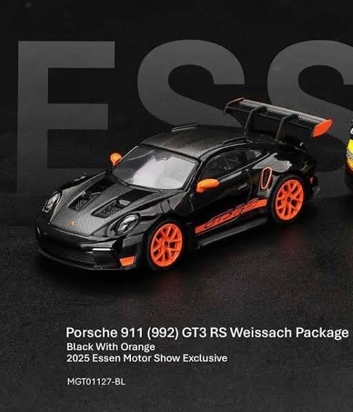 Mini GT 1/64 Porsche 911 GT3 RS Weissach Package Limited Essen Exclusive