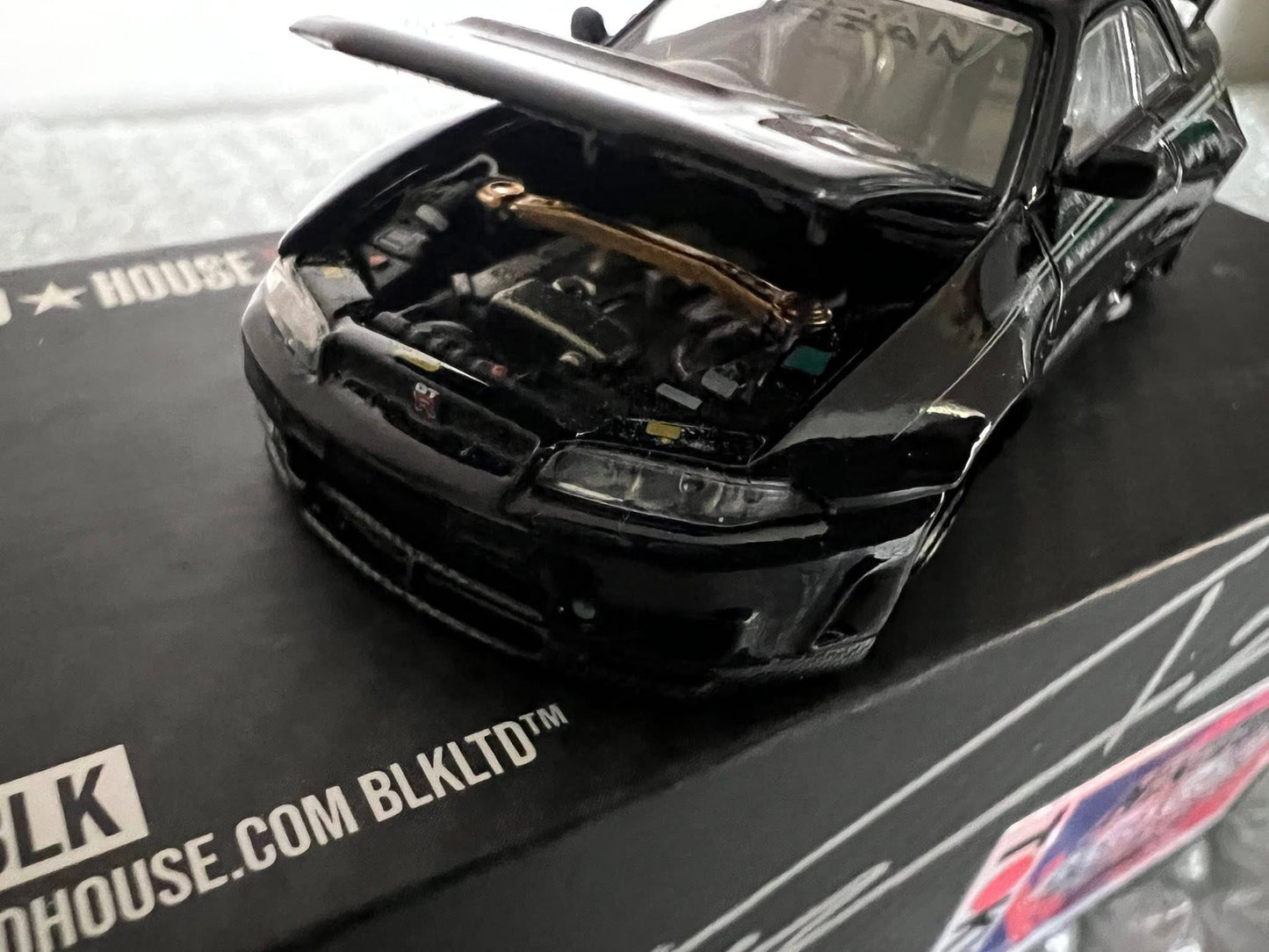 KAIDO HOUSE SKYLINE GT-R R33 BLKD  Mini Car Gogo Exclusive Hologram