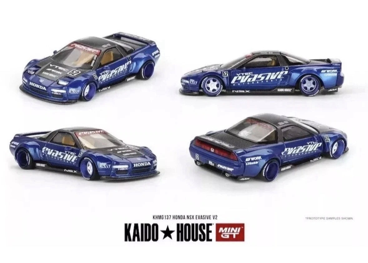 KAIDO HOUSE MINI GT 137 HONDA NSX EVASIVE V2 1/64  KHMG137