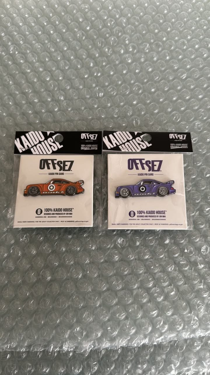 KAIDO HOUSE x OFFSE7 Porkaido Enamel Pin Exclusive pair